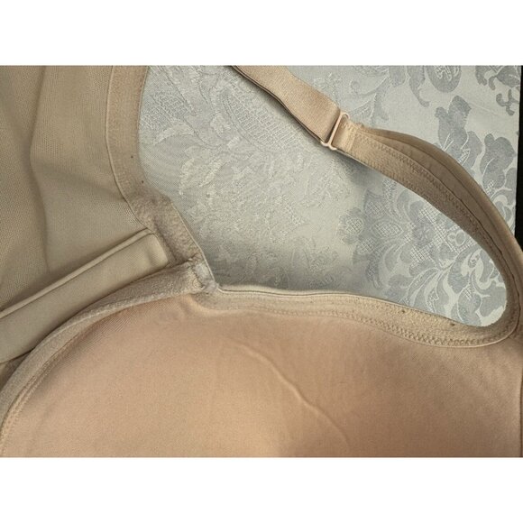 Cacique Size 44F ‎ Lightly Lined Full Coverage Underwire Beige Bra - Picture 5 of 10